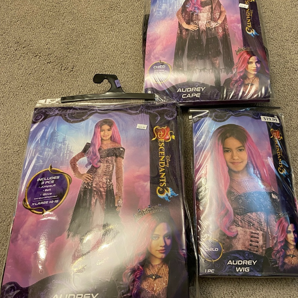 Descendants. Worn once. child xl
